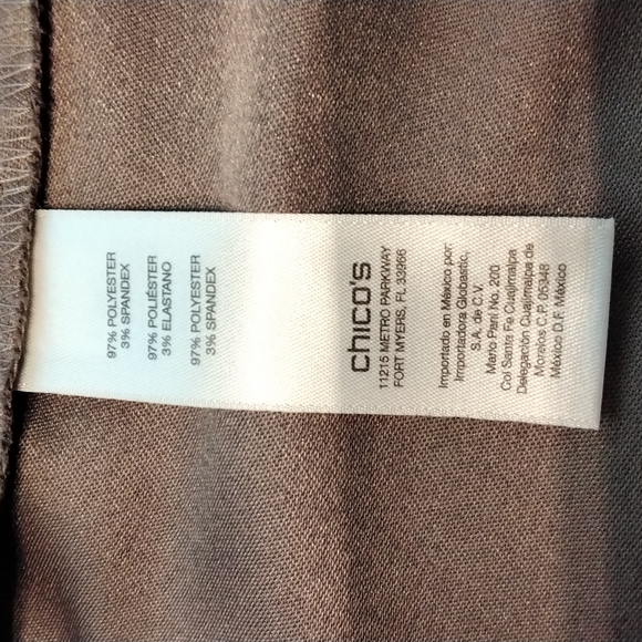 CHICO'S Ladies motto style jacket, size 12 - Picture 12 of 14